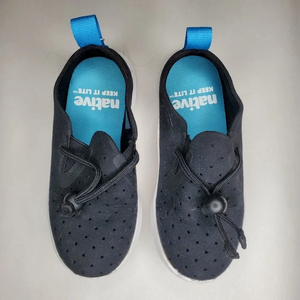 NWOT Native  Kids Navy Apollo Moc Sneakers Size 9.5